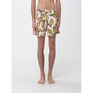 Floral Print Polyester Swim Shorts Nom With Drawstring Waist